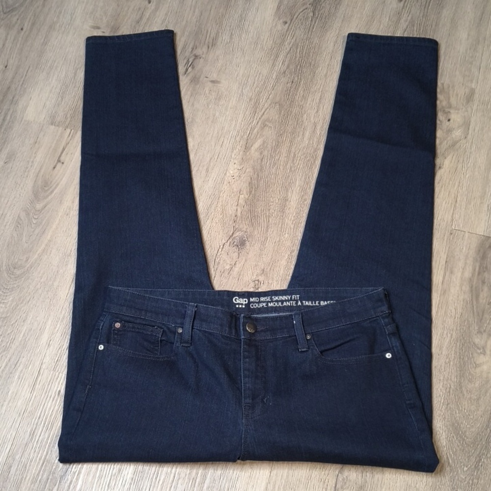 sac952 🧵GAP Mid Rise Skinny Fit Size 10 Woman's Jeans